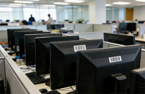 barcodes on asset tags kody kreskowe na etykietach aktywów