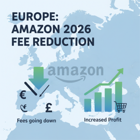 Europe amazon fee reductio Europa Redukcja opłat Amazon
