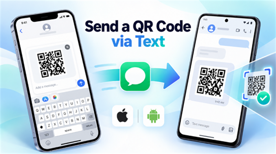 Wyślij kod QR tekstem