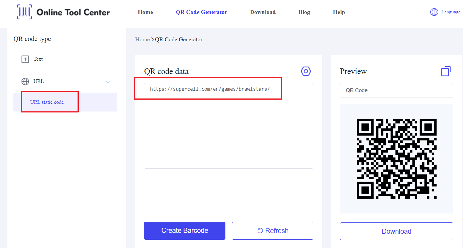 darmowy generator kodu QR online