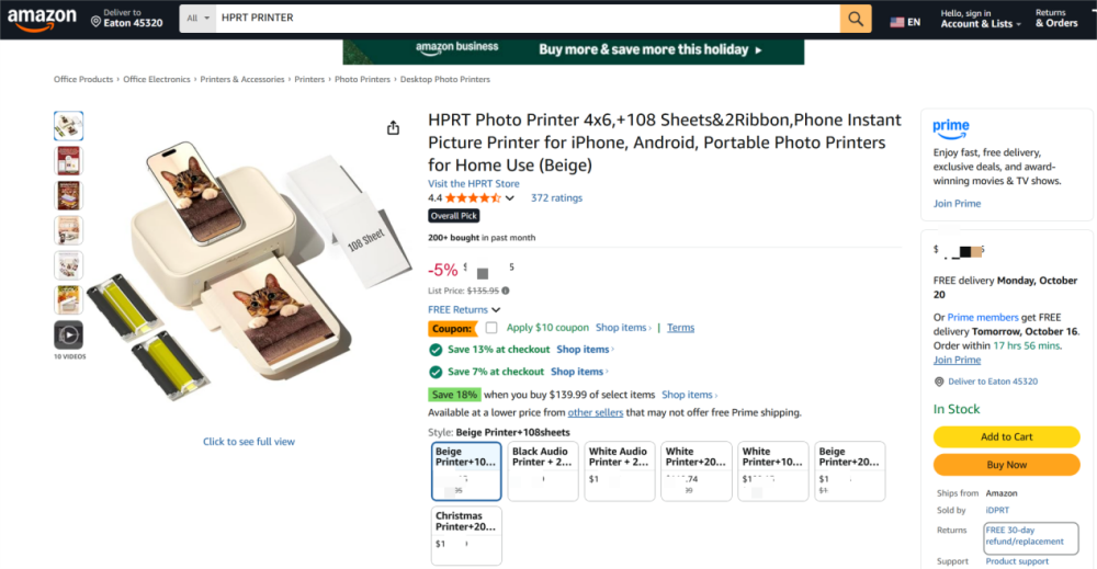 opisy produktów amazon