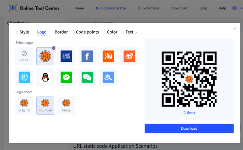 errate niestandardowy kod QR koszyk&oacute;wki