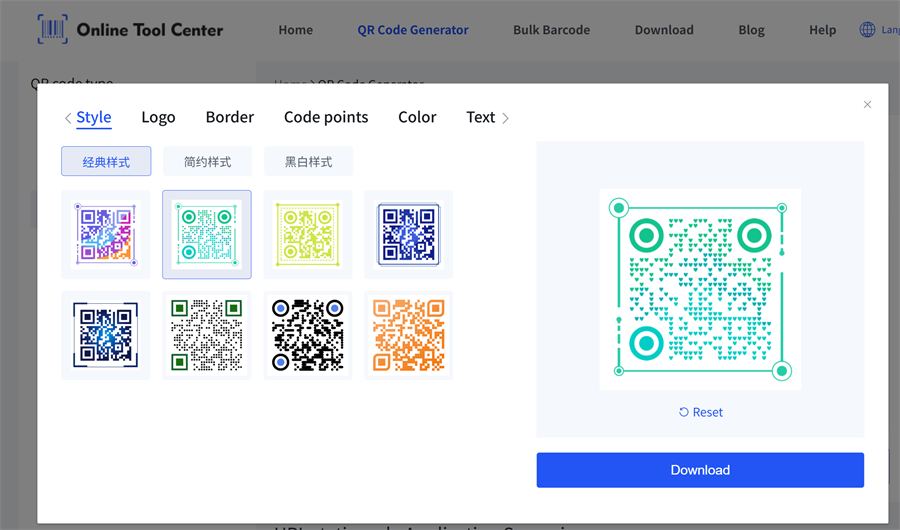 stworzyć niestandardowy statyczny kod QR