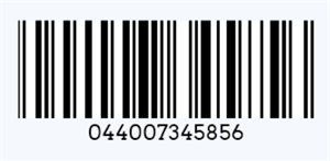 barcode for vinyl record kod kreskowy do płyty winylowej