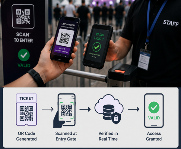 how QR code ticket validation work Jak działa walidacja biletów z kodem QR