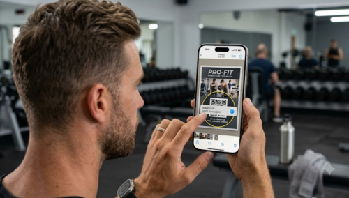 Skanowanie kodu QR na iPhone'u