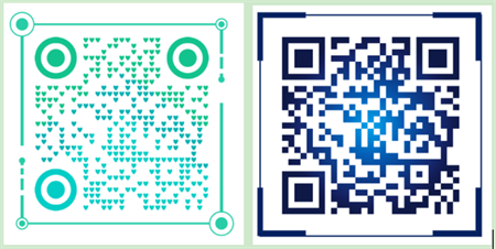 qr code with frames Kod QR z ramkami