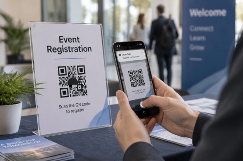 QR Code for Registratio Kod QR do rejestracji