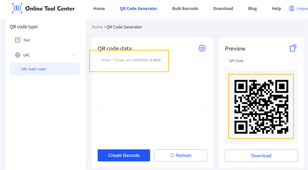 make qr code for registration form wykonać kod QR do formularza rejestracyjnego