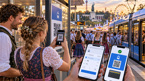 skanowanie kodu QR dla biletu